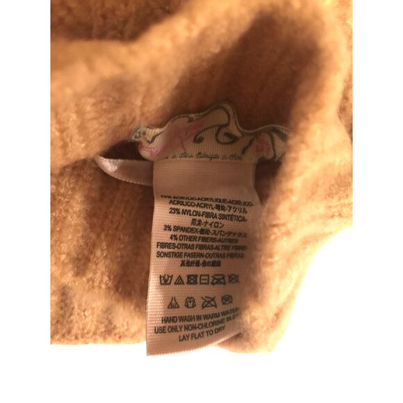 Free People Camel Tan Fingerless Hand Warmers OSFM - Picture 4 of 5